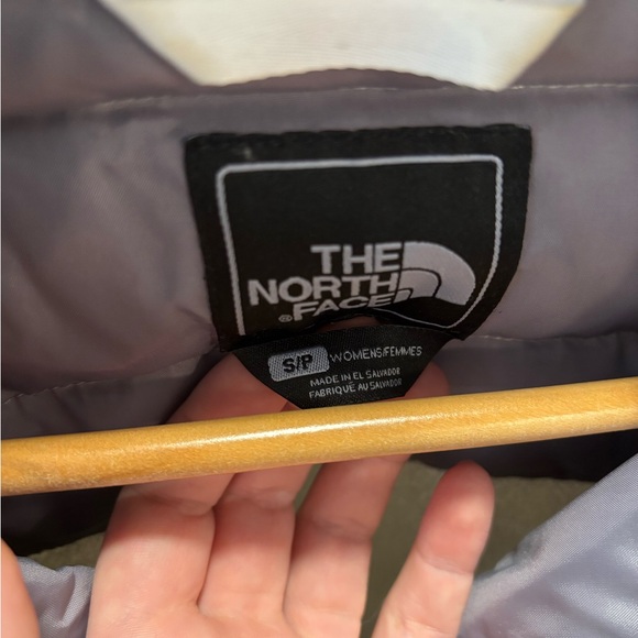 The North Face Gray and White Denali Jacket - Picture 2 of 5